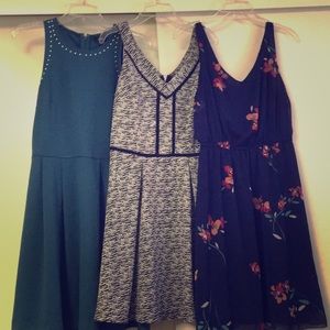 Lot of 3 dresses
